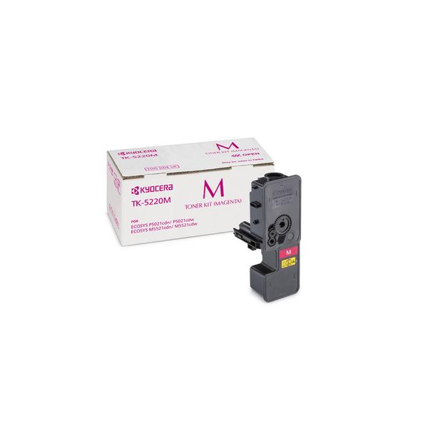 Kyocera toner magenta tk-5220m per ecosys p5021cdn cdw ecosys m5521cdn cdw capacitÂ¦Â  standard 1200 pagine in formato a4