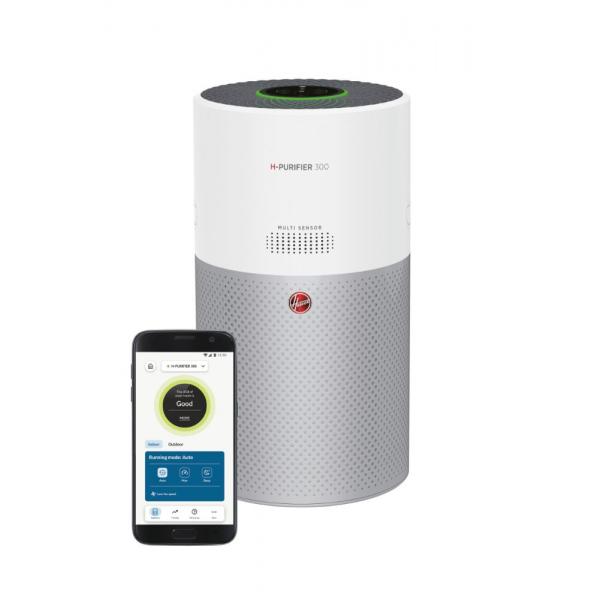 Hoover hhp30c 011 purificatore h-purifier 300 bianco e argento