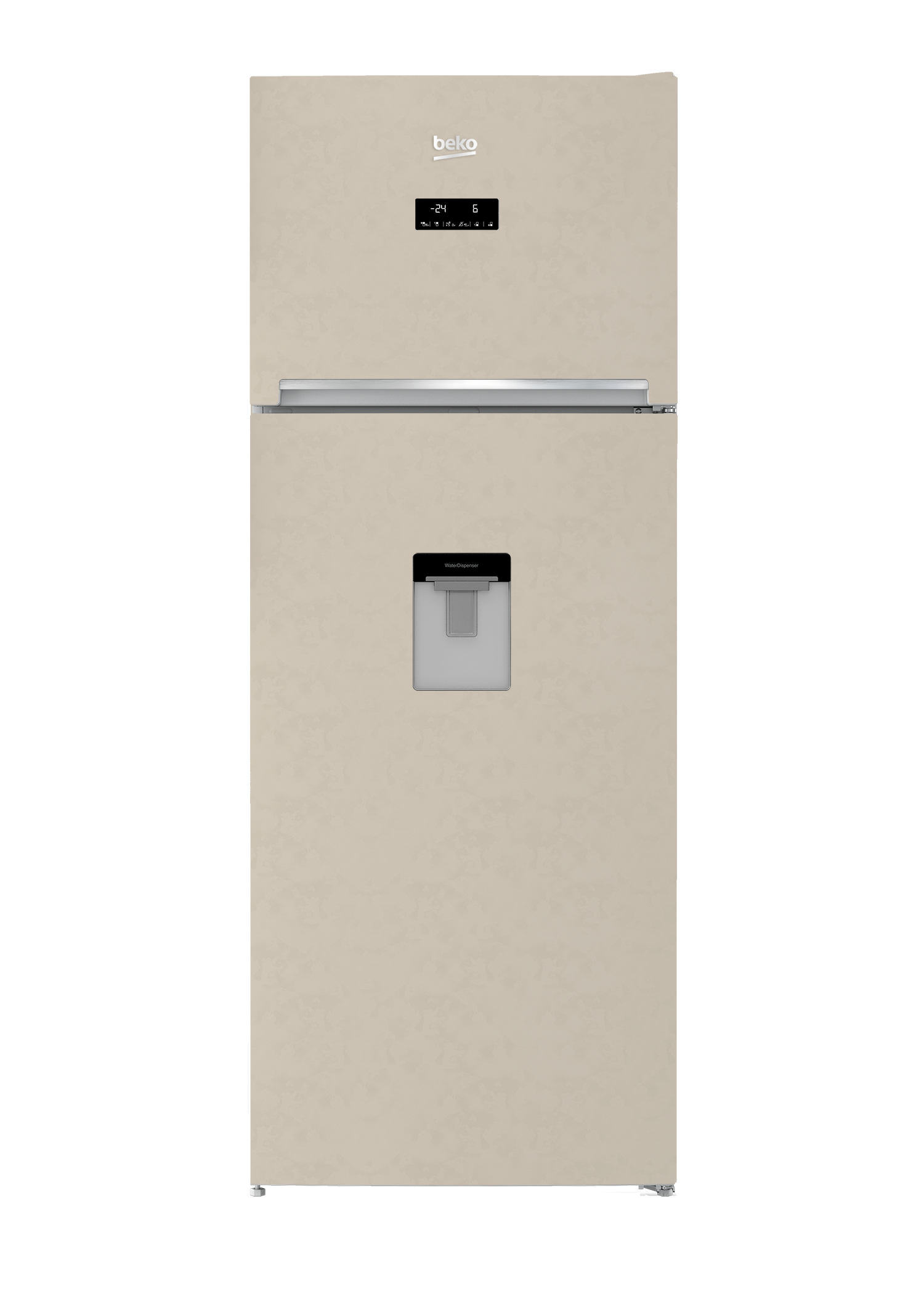 Beko frigo doppia porta no frost 455lt a+ 70cm beige rdne455e30dbn