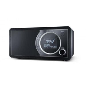 Sharp radio digitale portatile con dab-dab+-fm bluetooth 4.2 nero