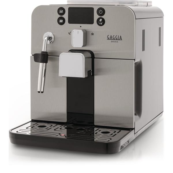 Gaggia ri9305-11 brera macchina da caffe` automatica per espresso e cappuccino caffe` in grani o macinato 1400 w argento-nero brera black solo macchina
