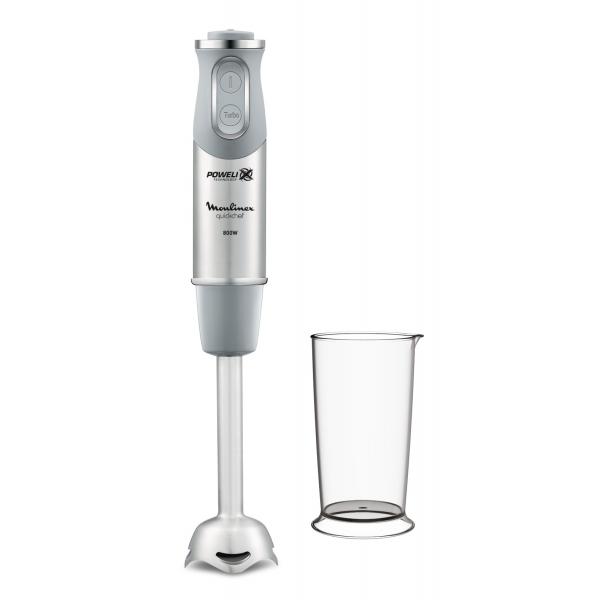 Moulinex dd-650d quick chef mixer ad immersione powelix 10 velocita` 800w grigio-inox