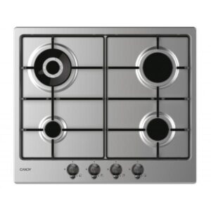 Candy chw6br4wtx piano cottura a gas 4 zone 60 cm acciaio inox