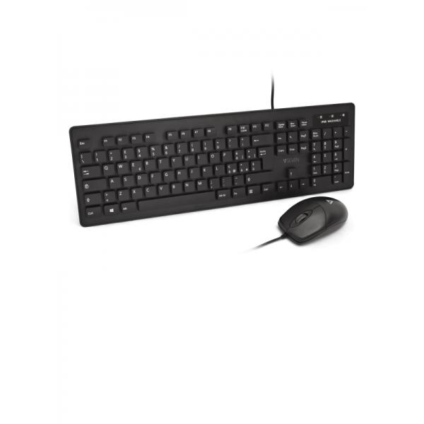 V7 cku700it kit tastiera e mouse lavabile layout italiano