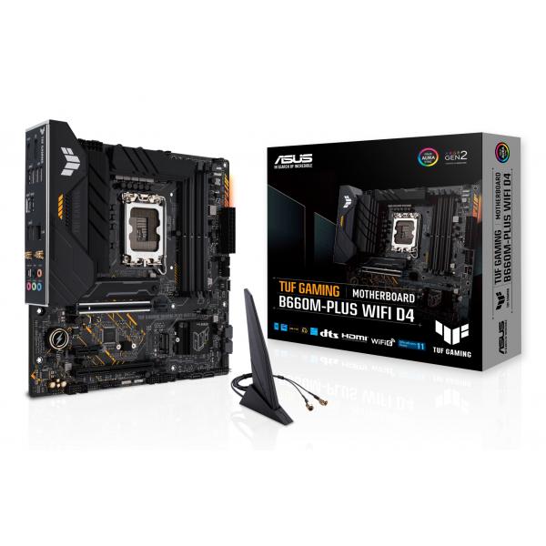 Asus tuf gaming b660m- plus wifi d4 intel b660 lga 1700 micro atx