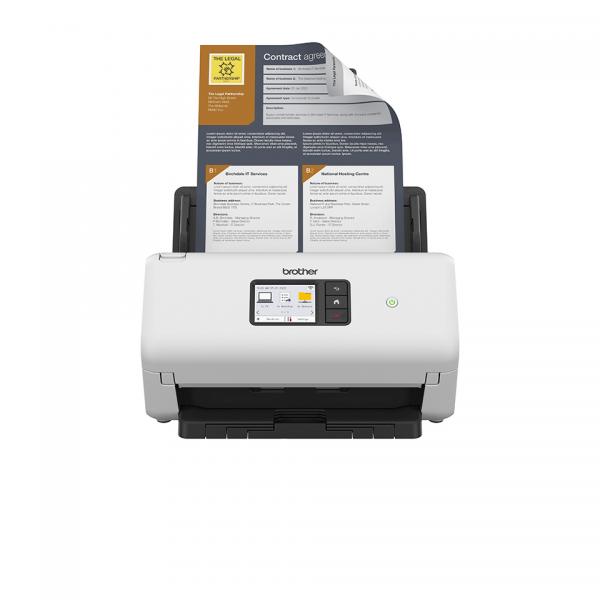 Brother ads-4500w scanner adf 600x600 dpi a4 nero-bianco