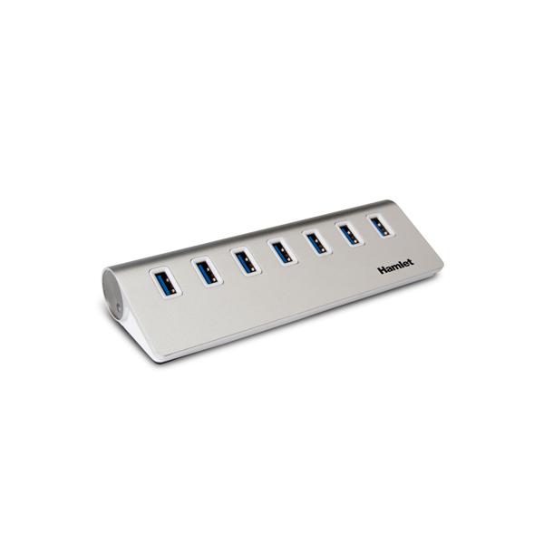 Hamlet hub 7 porte usb 3.0 metallo