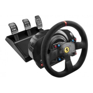 Thrustmaster - volante t300 ferrari rw alcantara ps4 playstation 4 ps3 playstation 3 pc