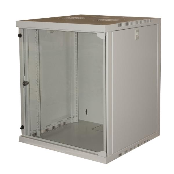 Link armadio 12 unita` da muro per reti (a)620 x (l)540 x (p) 450 mm colore grigio