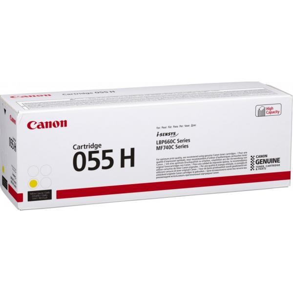 Canon 055 toner originale giallo