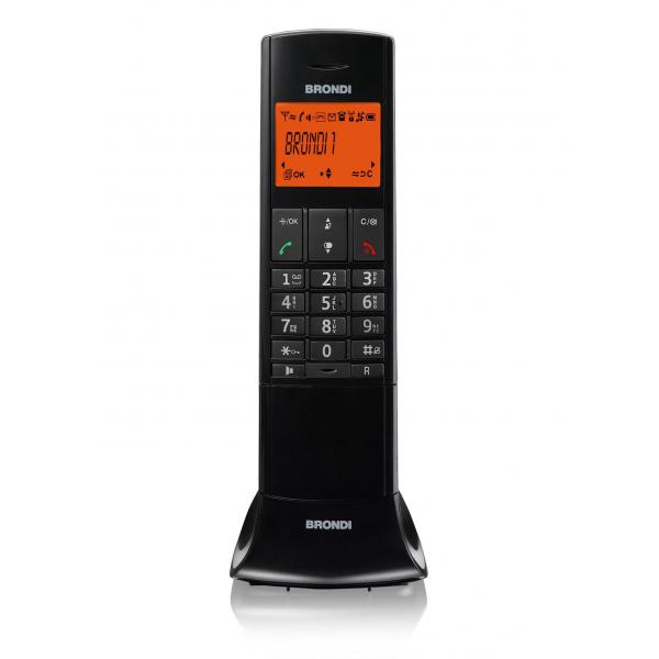 Brondi 10273920 telefono cordless lemure nero