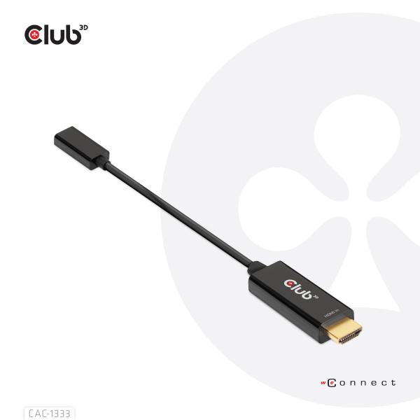 Club3d adattatore attivo da hdmi a usb type-c 4k60hz.