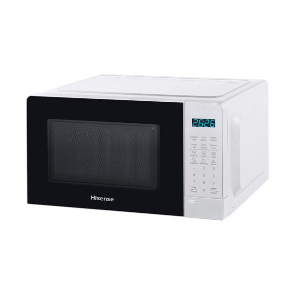 Hisense forno a microonnde + grill 20l 6 livelli di potenza bianco