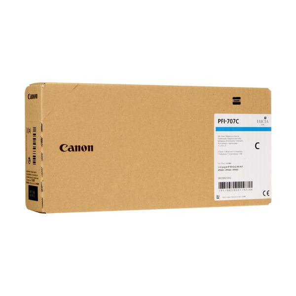 Canon pfi-707c serbatoio ciano per ipf830/840/850 700ml