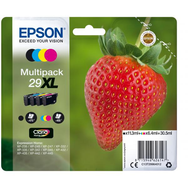 Epson multipack n.4 cart. t29xl fragola