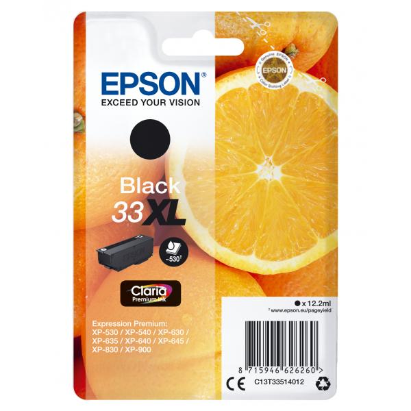 Epson cartuccia ink arancia 33xl nero