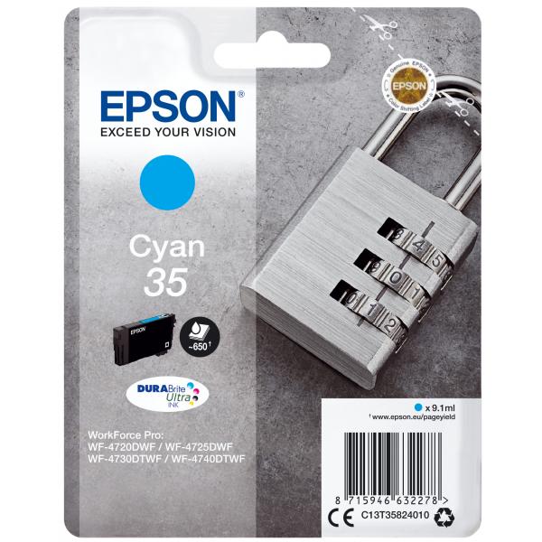 Epson cartuccia ink lucchetto 35 ciano