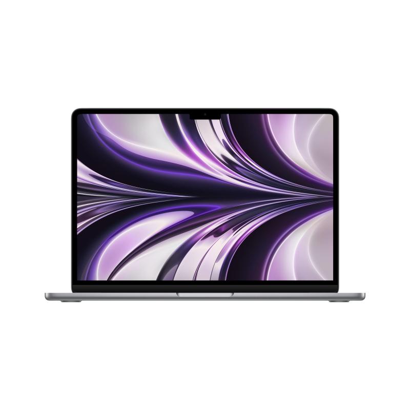 Notebook apple macbook air 13`` apple m2 8-core cpu e 8-core gpu, hd 256gb sideral gray italia