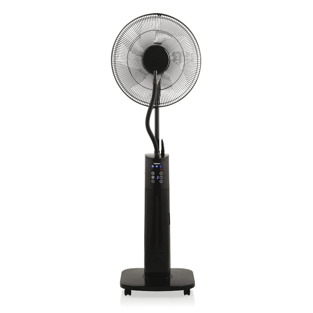 Termozeta airzeta vapor ventilatore a piantana con nebulizzatore serbatoio 2lt potenza 55w con telecomando colore nero