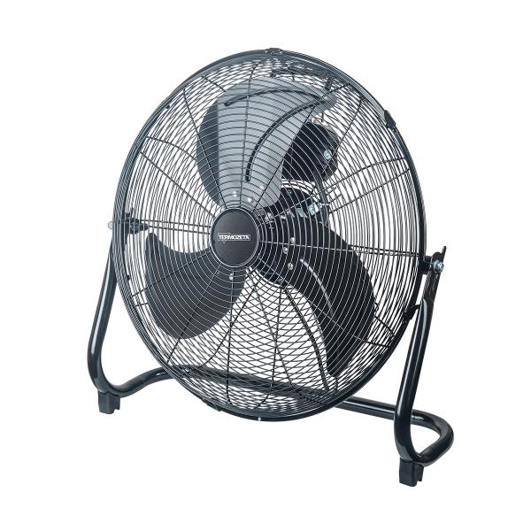 Termozeta tzba02 ventilatore alta velocita` metal bassotto xl da pavimento 45cm 120w nero