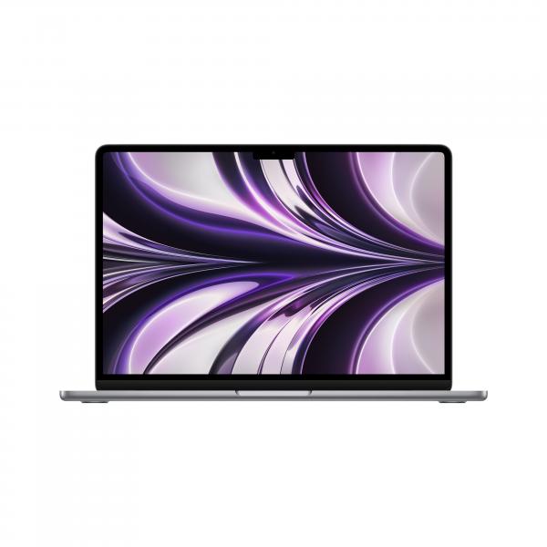 Apple macbook air 13.6 chip m2 cpu 8-core e gpu 10-core ram 8gb-ssd 512gb-os monterey space grey (mlxx3t/a)
