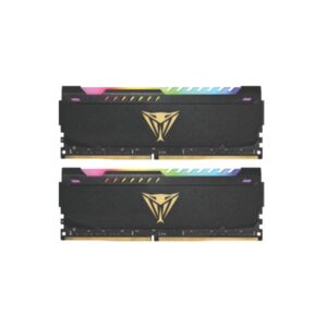 Patriot viper steel rgb kit memoria ram 2x16gb 32gb totali 3.600mhz tecnologia ddr4 tipologia dimm black