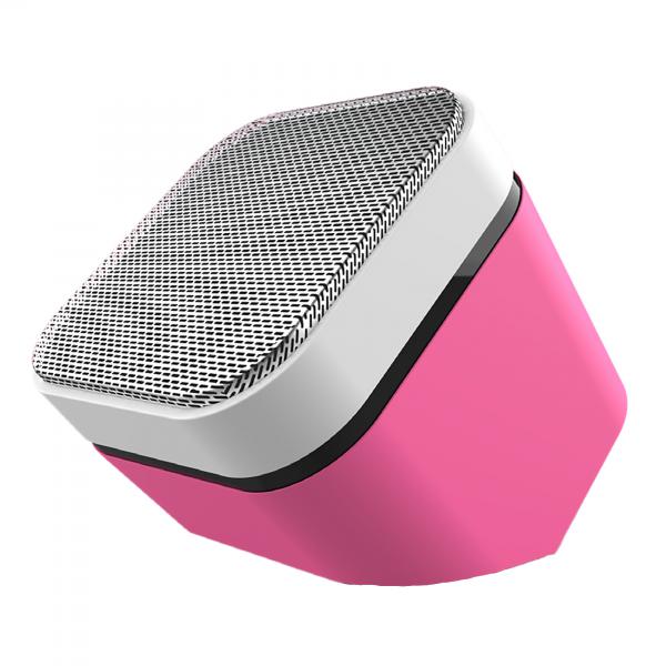 Celly, speaker fluo, cassa bluetooth con tecnologia bluetooth 5.1 e potenza di uscita di 3w, speaker wireless con raggio di 10m e autonomia fino a 3,5 h, adatta per ambienti chiusi e aperti, fucsia