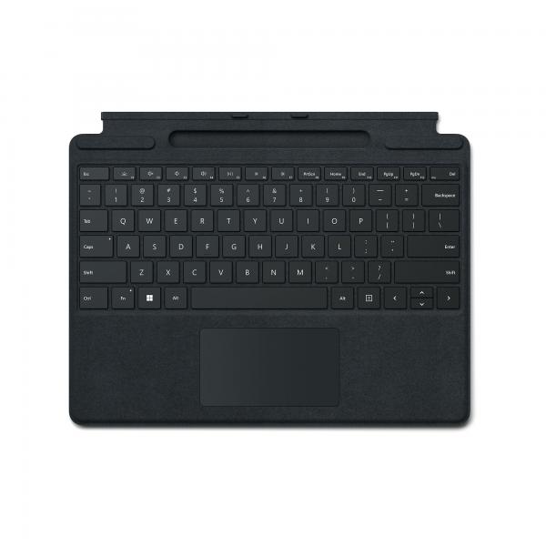Microsoft tastiera signature per surface pro con slim pen 2 - nero qwerty italiano
