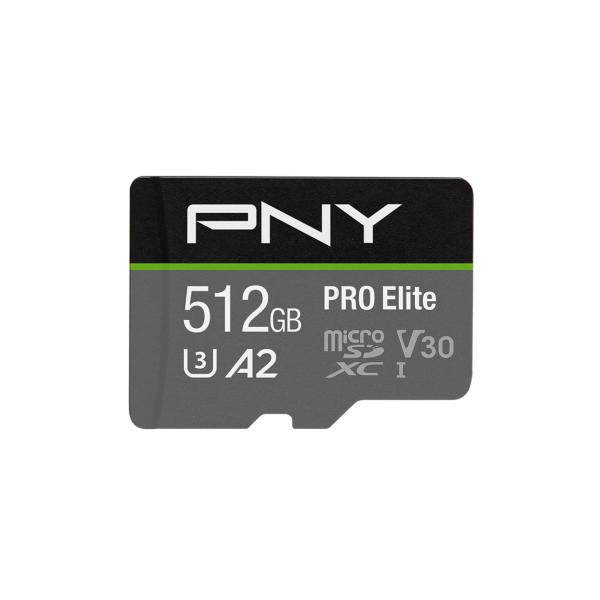 Pny pro elite 512gb micro sdxc classe 10 u3