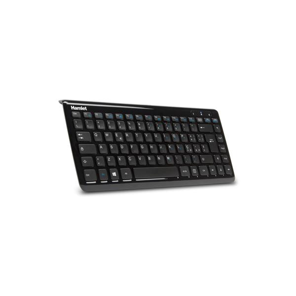 Hamlet tastiera multimediale usb compatta layout italiano cavo 180cm black
