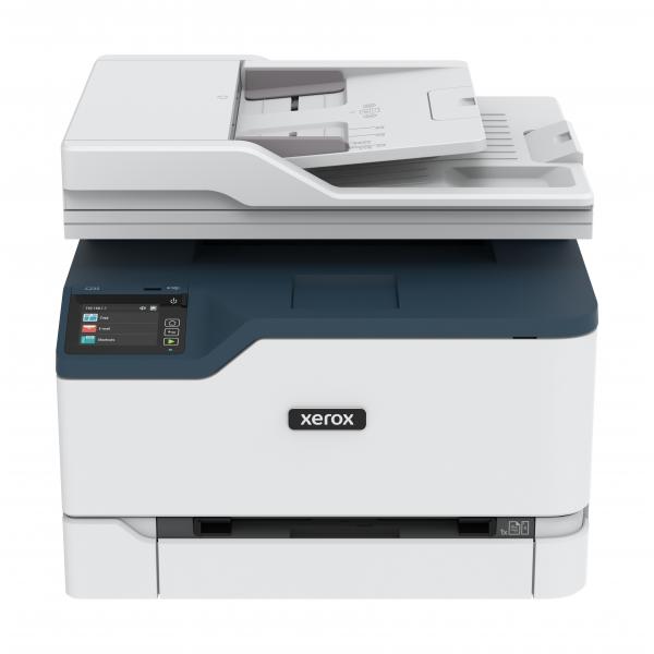 Xerox c235 stampante multifunzione a4 22ppm copia-stampa-scansione-fax wireless ps3 pcl5e-6 adf 2 vassoi totale 251 fogli