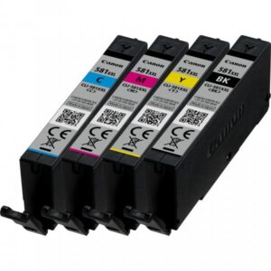 Canon cli-581xxl cartuccia inchiostro nero-ciano-magenta-giallo compatibile con pixma