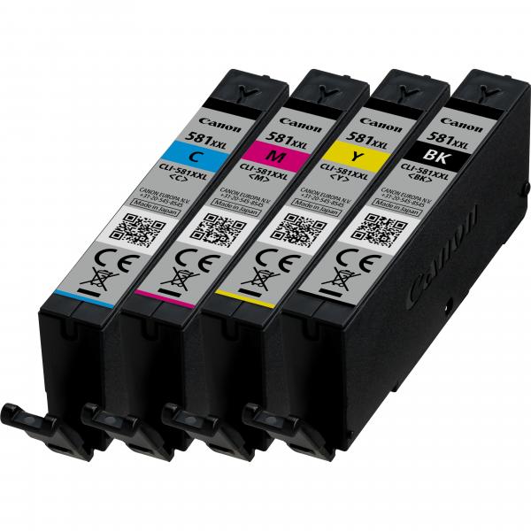 Canon cli-581xxl cartuccia inchiostro nero-ciano-magenta-giallo compatibile con pixma