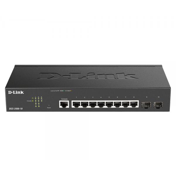 D-link dgs-2000-10 switch 8 porte gigabit gestito 2 x sfp