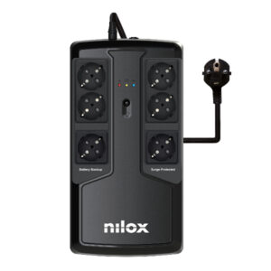 Nilox nxgclio8501x5v2 premium line interactive gruppo di continuita` ups 850va