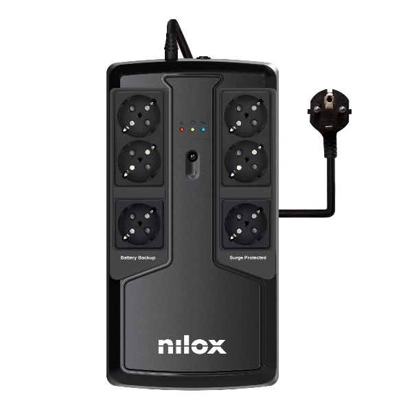 Nilox nxgclio8501x5v2 premium line interactive gruppo di continuita` ups 850va