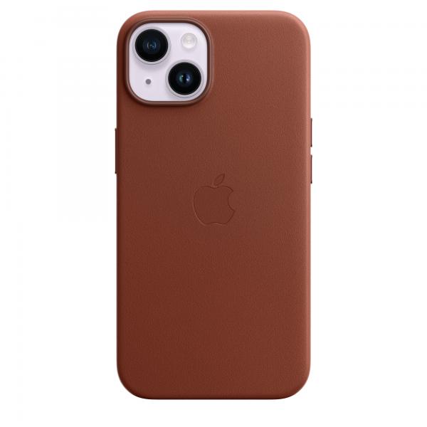 Apple custodia magsafe inÂ pelle per iphoneÂ 14Â umber