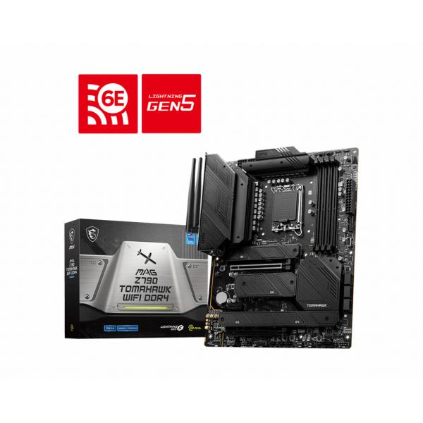 Msi mag z790 tomahawk wi-fi6 ddr4 scheda madre intel z790 lga 1700 atx