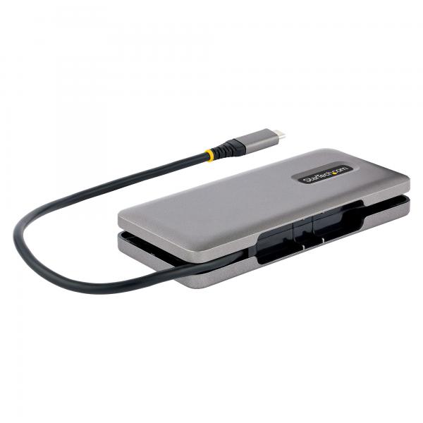 Startech.com hub usb-c a 4 porte multipresa usb type-c portatile con power delivery 100w