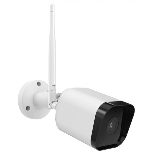 Isiwi telecamera wireless square 1080p 2mpx bullet fissa per esterno ir led audio bidirezionale sd card