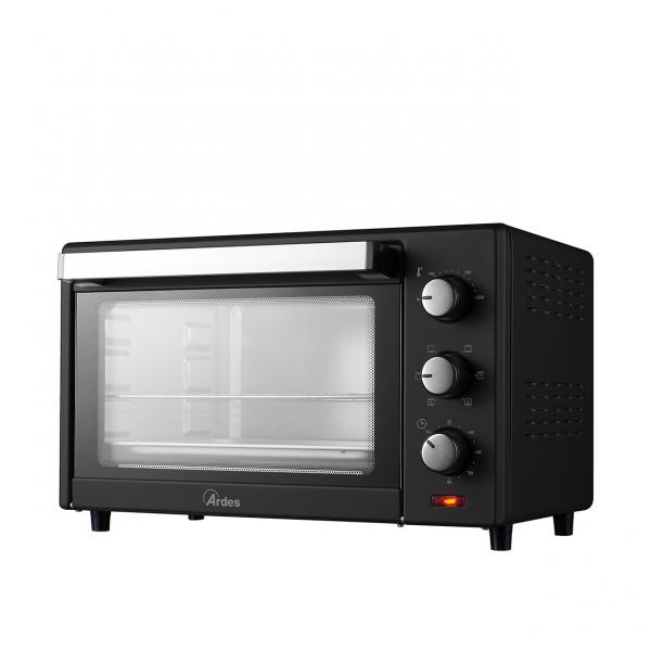 Ardes ar6231b gustavo dark 30l forno elettrico ventilato 6 funzioni cottura accessori inclusi nero 1600w 30 litri