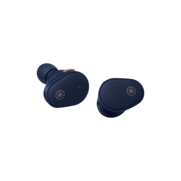 Yamaha tw-e5b cuffie bluetooth5.2 auricolari in-ear wireless impermeabili custodia di ricarica blu
