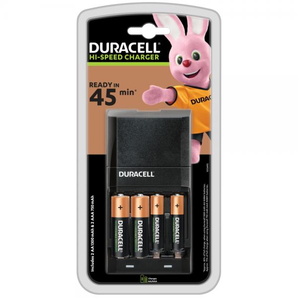 Duracell caricabatteria cef27 2aa+2aaa nimh