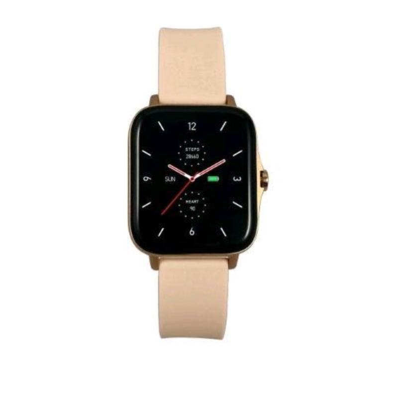 Maxcom fw55 aurum pro smartwatch 1.7 touch screen funzione di chiamata bluetooth notifiche waterproof ip67 pedometro gold