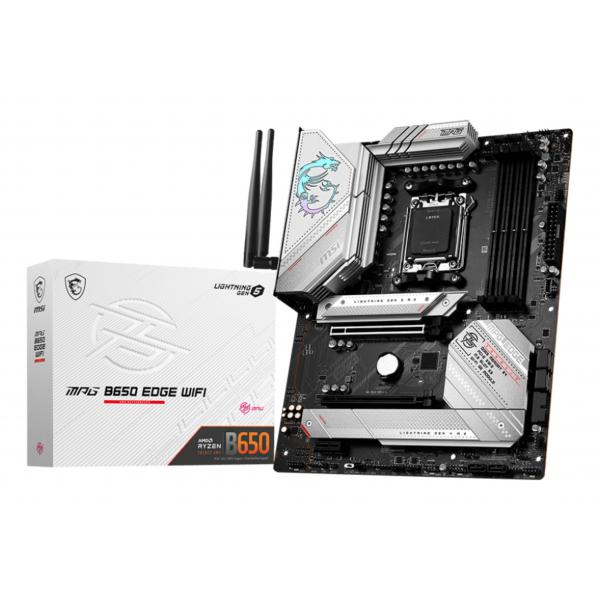 Msi mpg b650 edge wifi scheda madre amd b650 presa di corrente am5 atx