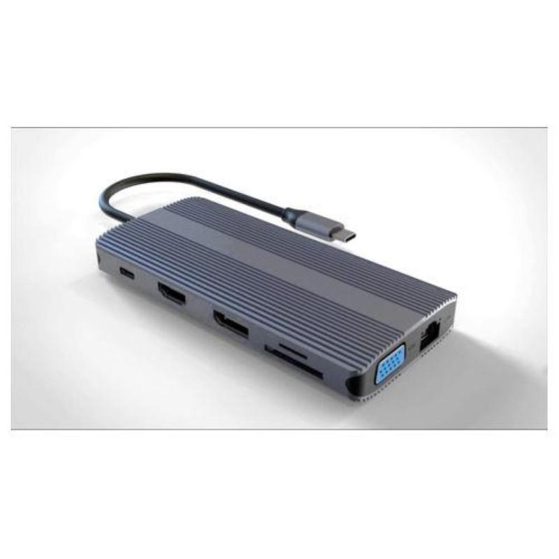 Link lkdock3 docking station usb-c con 12 porte usb