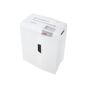 Hsm x10 distruggi documenti particle-cut shredding 22cm 58db argento-bianco