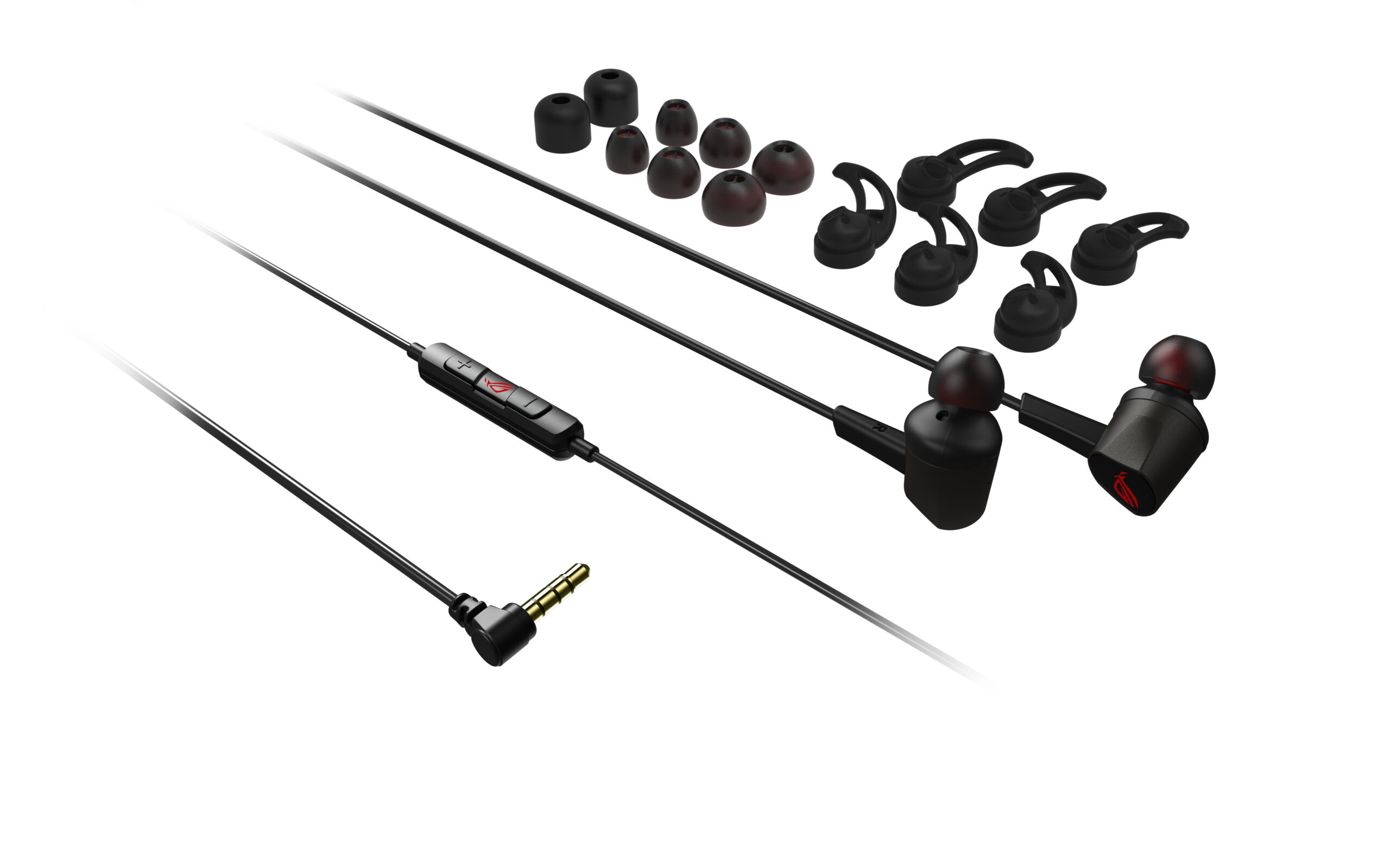 Asus rog cetra ii core - auricolari gaming, driver in gomma siliconica liquida (lsr), connettore da 3,5 mm, per pc, mac, playstation 4-5, nintendo switch, xbox series x-s, nero