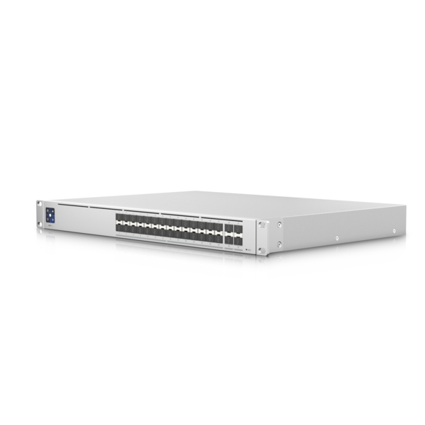 Ubiquiti fully managed, layer 3 switch with (4) 25g sfp28 ports and (28) 10g sfp+ ports usw-pro-aggregation