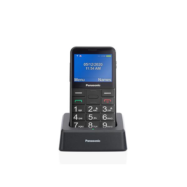 Panasonic kx-tu155 easy phone 2.4 bluetooth tasti grandi tasto sos torcia led black